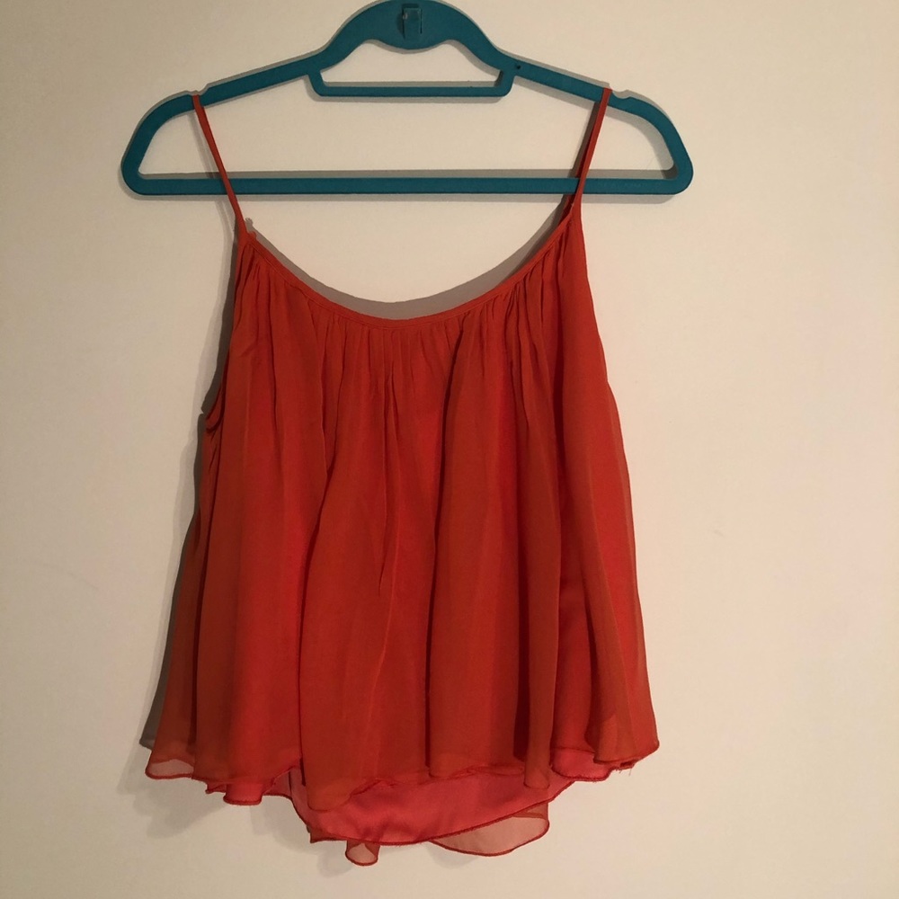 Orange blouse